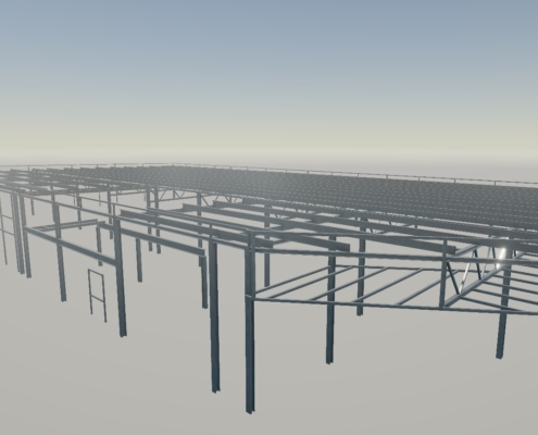 TEKLA STRUCTURES PLANO RENDERIZADO